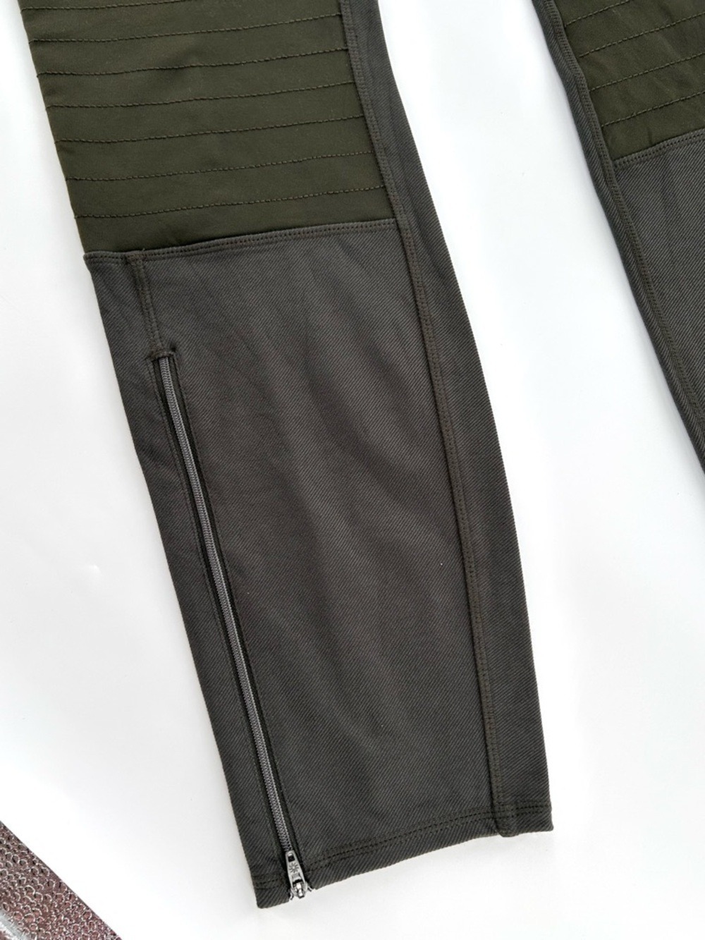 Athleta Trailsetter Ponte Pants Leggings Thyme Green Size 16 Tall - Picture 7 of 13